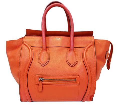 celine luggage tote orange|celine luggage tote buy online.